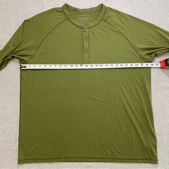 Sitka Gear Mens 2XL Hanger Henley Covert Long Sleeve Insect Shield Shirt - Picture 3 of 9